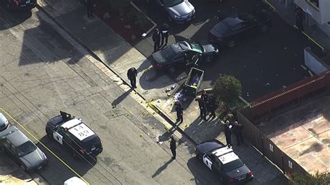 Man sitting in vehicle shot in Oakland