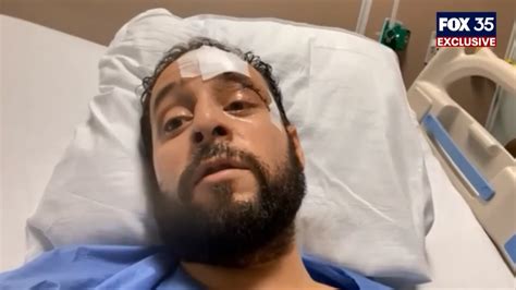 Man speaks out after surviving fall from overpass in Orlando