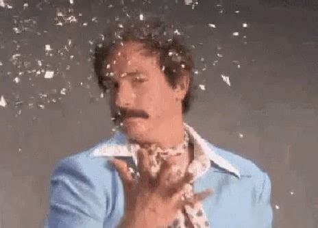 Man throwing confetti gif origin.  Download Mustache Man Throwing Confetti S...