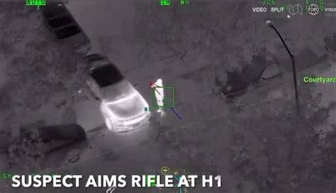 Man who brandished firearms at police helicopter arrested