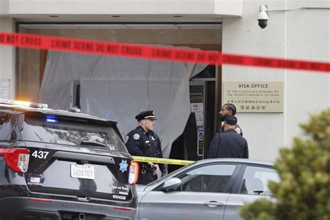 Man who crashed into Chinese Consulate in San Francisco was armed with knife, crossbow, police say