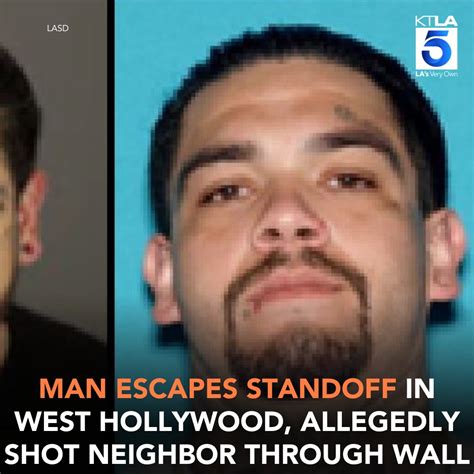 Man who shot WeHo neighbor through wall arrested weeks after escaping standoff: LASD