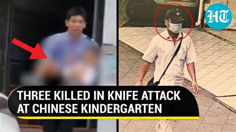 Man with knife kills 6 people at kindergarten in China before being arrested, police and reports say