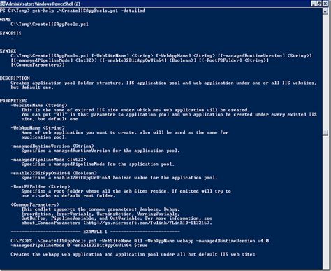 Manage IIS App Pools with PowerShell