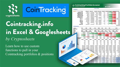 Manage Your Crypto Portfolio with Cryptosheets & Cointracking