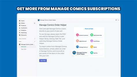 Manage comics help. .  With Manage Comics, distributor information is at your fingertips, workin...