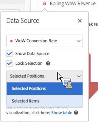 Manage visualization data sources Adobe Analytics