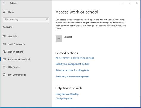 Manage your work or school account connected devices from the …