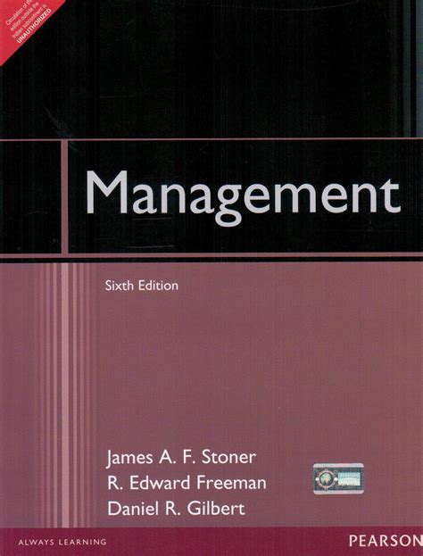 Management 6th edition by james af stoner r edward freeman. - Ghosts of james bay lehrerführer dundurn lehrerführer.