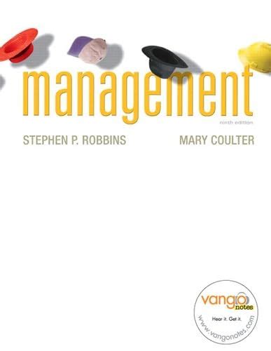 Management 9th Edition Robbins Coulter