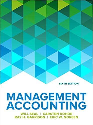 Management accounting 6th edition atkins solutions manual. - Mass spectrometry of lipids handbook of lipid research.