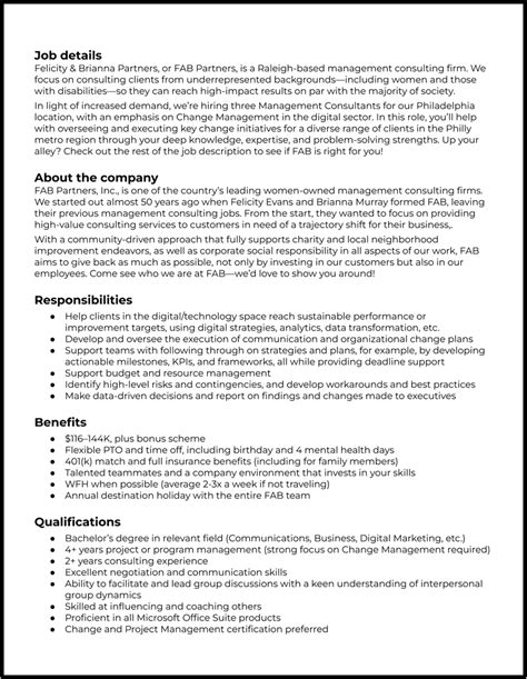 Management consultant job description australia. .  <a href=https://hrms...