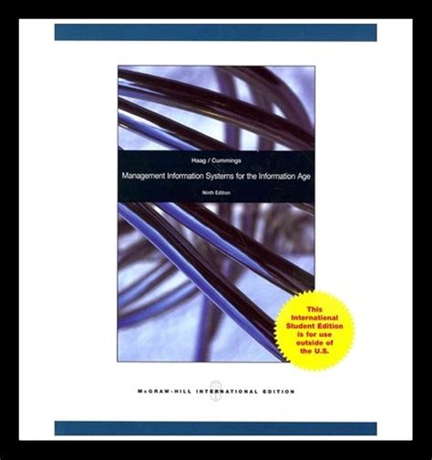 Management information systems for the information age 9th edition haag book. - Nature aquarium concept guide ada na.