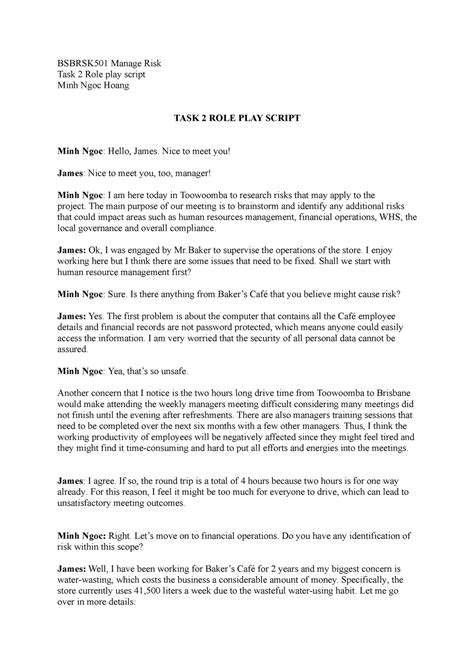 Management role play scripts.  Transform your team's abilities! Activit...