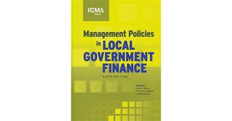 Read Management Policies In Local Government Finance 6Th Edition By International Citycounty Management Association