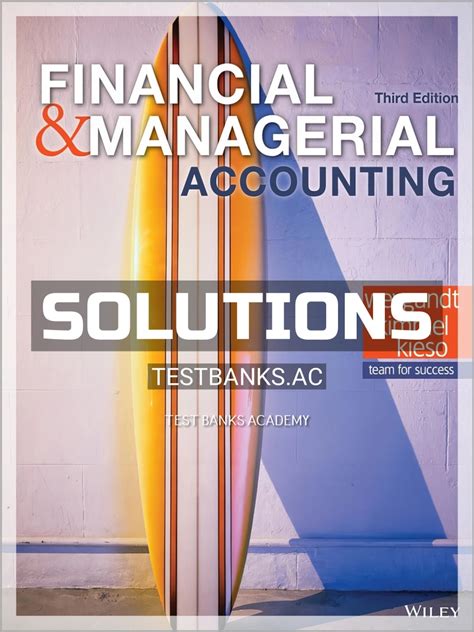 Managerial Accounting 3rd Edition Solutions Module 15