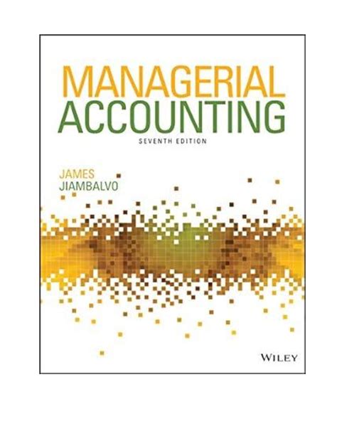 Managerial accounting by james jiambalvo solution manual. - Onan generator spark plug manual 4kyfa26100k.