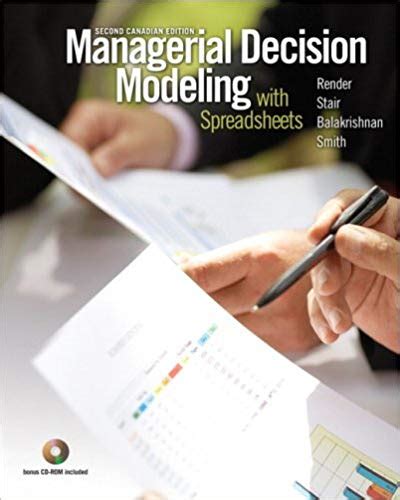 Managerial decision modeling with spreadsheets solution manual. - Croix de guerre, insignes et décorations militaires.
