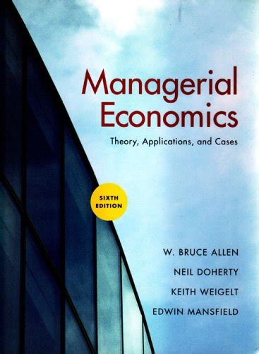 Managerial economics 6th edition allen solutions manual. - Aprilia rotax engine type 122 workshop service repair manual download.