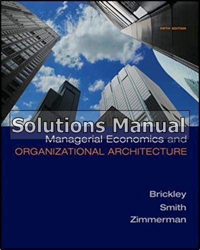 Managerial economics and organizational architecture 5th edition solution manual. - Angår det sverige om norrland finns?.