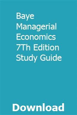Managerial economics baye study guide 7th. - Jap 600 sv mk3 type 5 engine service and parts manual.