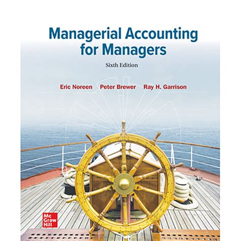 Read Online Managerial Accounting For Managers By Eric W Noreen