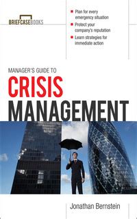 Managers guide to crisis management 1st edition. - Rosary handbook newcomers old timers between.
