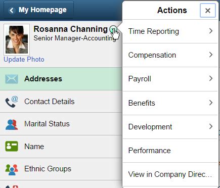 Managing Employee Self Service Pages