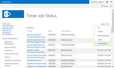 Managing SharePoint 2013 with PowerShell: Working with Timer Jobs …