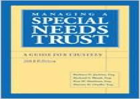Managing a special needs trust a guide for trustees 2012 edition. - Yamaha grizzley 600 atv grizzly repair manual 98 01.