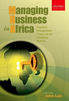 Managing business in africa textbook by john luiz. - Schillers don carlos und das problem der leidenschaft..