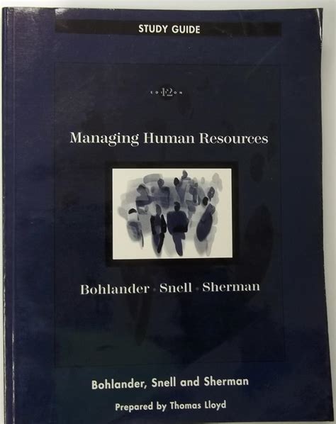 Managing human resources bohlander snell study guide. - Audi a4 b6 b7 service manual 2015 2.
