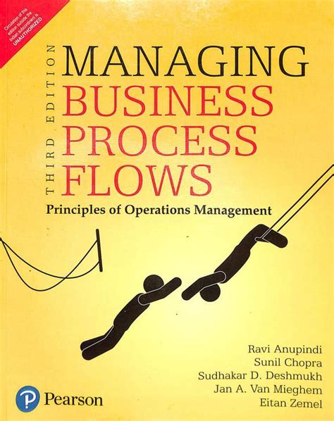 Read Managing Business Process Flows Principles Of Operations Management By Rav Anupindi