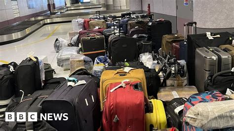 Manchester Airport: Swissport apologises over baggage delays