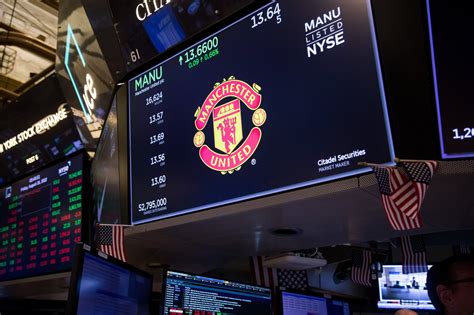The Manchester United stock price has fluctuated in value during t