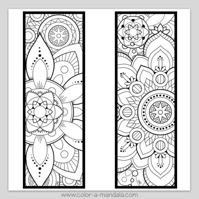 Mandala Bookmarks Coloring Pages Best Place To Color Coloring Bookmarks Coloring Pages Bookmarks