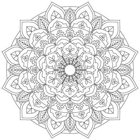 Mandala Coloring Pages Printable
