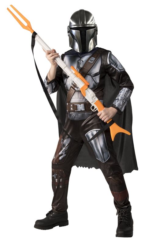 Mandalorian costume kids. Deluxe Star Wars Mandalorian Child Costume. $64.95. Add to Cart. Deluxe Yoda Star Wars Child Costume + Mask. Out of stock. Yoda Star Wars Mini Candy Bowl Holder. $79.95. Out of stock. The Child Yoda Baby Star Wars Costume. 