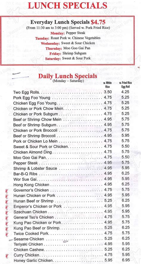 Mandarin House Chinese Restaurant Menu Prices. January 13, 2023 by Admin 4.3 – 288 reviews $ • Chinese restaurant. Photo Gallery . Menu. Menu: Appetizers:.