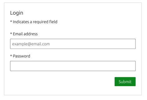 Mandatory Form Fields Specification [Pattern] Mandatory Form Fields