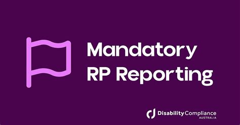 Mandatory reporting meaning in disability. .  ...