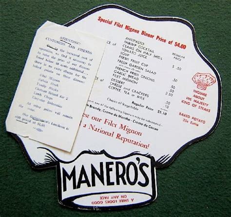 Manero's early bird menu. Things To Know About Manero's early bird menu. 
