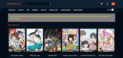 ago I made a scan to the website and now basically all got infected, all of the genres, the search and the users stuff, I guess thats why when you click on any manga it will redirect to other websites. . Mangabuddy