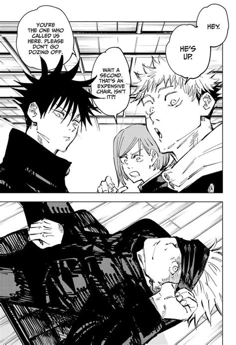 Mangakakalot jjk. You're reading Jujutsu Kaisen Chapter 227: The Decisive Battle In The Uninhabited, Demon-Infested Shinjuku ⑤ at Mangakakalot. Please use the Bookmark button to get notifications about the latest chapters next time when you come visit Mangakakalot. You can use the F11 button to read manga in full-screen(PC only). 