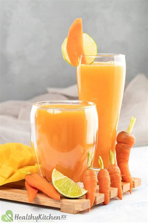 Mango, Carrot & Ginger Smoothie