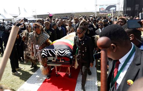 Mangosuthu Buthelezi, a controversial South African political figure, laid to rest
