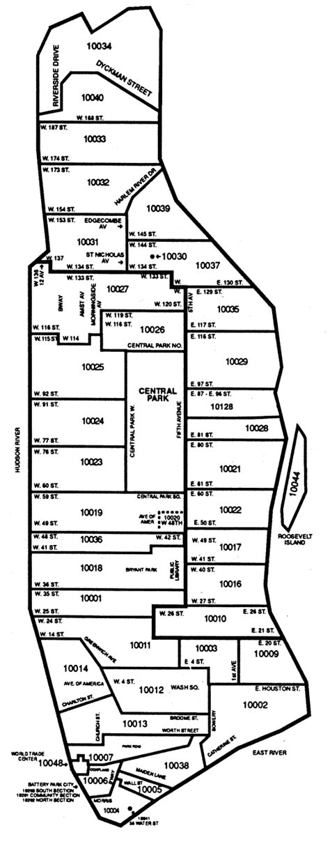 Manhattan Zip Code Map Jesus Week