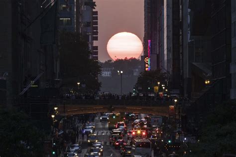 Manhattanhenge is a bust as clouds hide NYC sunset. Last chance this year is Thursday