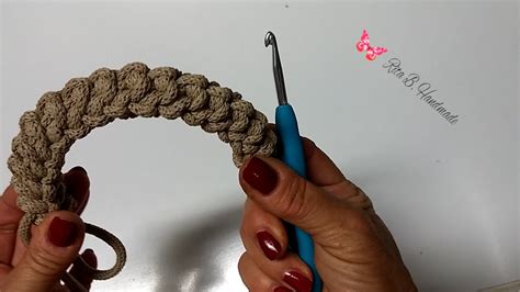 Manici per borsa spighetta rumena tripla o 3D- Crochet - YouTube