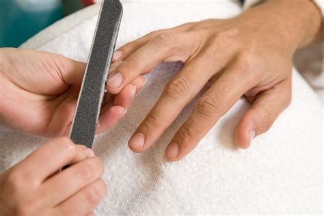 Manicure for men. 